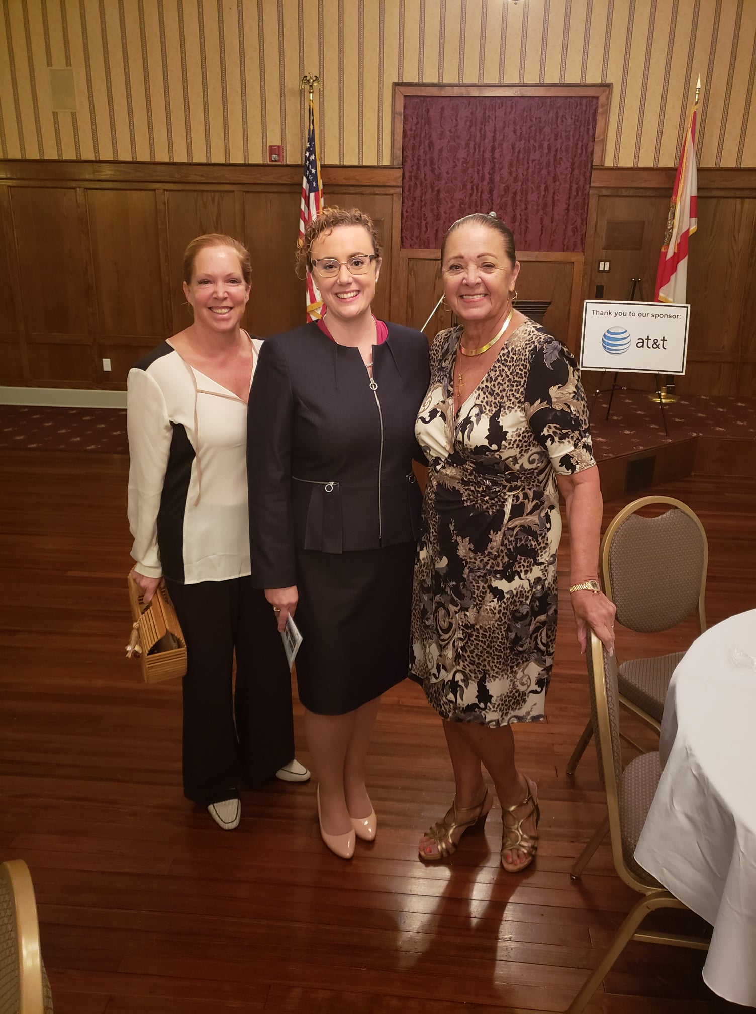 Tracey Zudans, Erin Grall and Carole Jean at a Legislative Luncheon hosted by the Indian River County Chamber of Commerce